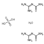 CAS 登录号：207300-86-5， 1-(二氨基亚甲基)脲硫酸盐水合物(2:1:1)