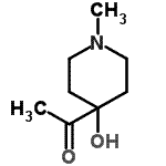 CAS 登录号：20734-45-6， 1-(4-羟基-1-甲基-4-哌啶基)乙酮