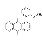 CAS 登录号：20760-60-5， 1-(2-甲氧基苯基)-9,10-蒽醌