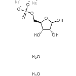 CAS 登录号：207671-46-3， 钠5-O-膦酸基-D-呋喃核糖水合物(2:1:2)