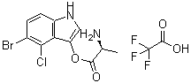 CAS#: 207725-18-6, 5-Bromo-4-Chloro-1H-Indol-3-Yl L-Alaninate Trifluoroacetate (1:1)