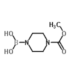 CAS 登录号：207798-77-4， [4-(甲氧羰基)-1-哌嗪基]硼酸