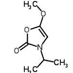 CAS#: 207916-67-4, 3-Isopropyl-5-Methoxy-1,3-Oxazol-2(3H)-One