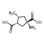 CAS#: 207983-52-6, (1S,3S,4R)-1-Amino-4-Methyl-1,3-Cyclopentanedicarboxylic Acid