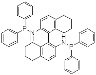CAS 登录号：208248-67-3， N-二苯基膦基-5-[6-(二苯基膦基氨基)四氢萘-5-基]四氢萘-6-胺