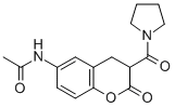 CAS#: 20862-53-7, 6-Acetamido-3-(1-Pyrrolidinylcarbonyl)-Hydrocoumarin