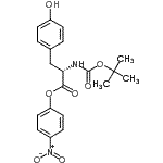 CAS#: 20866-55-1, 4-Nitrophenyl N-{[(2-Methyl-2-Propanyl)Oxy]Carbonyl}-L-Tyrosinate