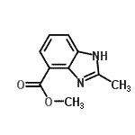 CAS 登录号：208772-14-9， 甲基2-甲基-1H-苯并咪唑-4-羧酸酯