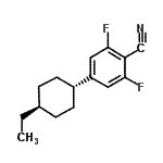 CAS#: 208844-07-9, 4-(4-Ethylcyclohexyl)-2,6-Difluoro-Benzonitrile