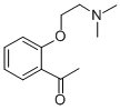 CAS 登录号：2089-20-5， 1-[2-(2-二甲基氨基乙氧基)苯基]乙酮