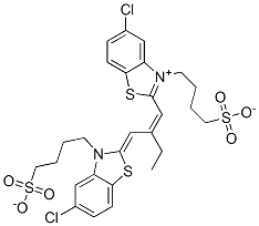 CAS#: 20904-74-9, 5-Chloro-2-[2-[[5-Chloro-3-(4-Sulphonatobutyl)-3H-Benzothiazol-2-Ylidene]Methyl]But-1-Enyl]-3-(4-Sulphonatobutyl)Benzothiazolium