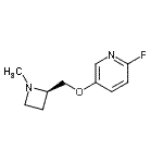 CAS#: 209327-74-2, 2-Fluoro-5-{[(2R)-1-Methyl-2-Azetidinyl]Methoxy}Pyridine