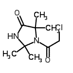 CAS 登录号：209336-83-4， 1-(氯乙酰基)-2,2,5,5-四甲基-4-咪唑烷酮