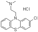 CAS#: 2095-24-1, 2-(2-Chlorophenothiazin-10-Yl)-N,N-Dimethylethanamine Hydrochloride