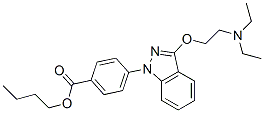 CAS#: 20954-13-6, 4-[3-[2-(Diethylamino)Ethoxy]-1H-Indazol-1-Yl]Benzoic Acid Butyl Ester