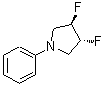 CAS 登录号：209625-77-4， (3R,4R)-3,4-二氟-1-苯基吡咯烷