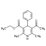 CAS#: 20970-69-8, Ethyl 5-Acetyl-2,6-Dimethyl-4-Phenyl-1,4-Dihydro-3-Pyridinecarboxylate
