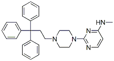 CAS 登录号：20980-16-9， 4-(甲基氨基)-2-[4-(3,3,3-三苯基丙基)-1-哌嗪基]嘧啶