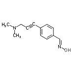 CAS#: 209919-81-3, 3-{4-[(E)-(Hydroxyimino)Methyl]Phenyl}-N,N-Dimethyl-2-Propyn-1-Amine