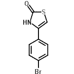 CAS 登录号：2103-95-9， 4-(4-溴苯基)-1,3-噻唑-2(3H)-酮
