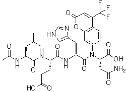 CAS#: 210345-03-2, N-Acetylleucyl-alpha-Glutamylhistidyl-N-[2-Oxo-4-(Trifluoromethyl)-2H-Chromen-7-Yl]-alpha-Asparagine