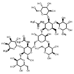 CAS#: 210427-13-7, 6-Deoxy-alpha-L-Galactopyranosyl-(1->3)-[beta-D-Galactopyranosyl-(1->4)]-2-Acetamido-2-Deoxy-beta-D-Glucopyranosyl-(1->6)-[6-Deoxy-alpha-L-Galactopyranosyl-(1->4)-[beta-D-Galactopyranosyl-(1->3)]-2-Ac etamido-2-Deoxy-beta-D-Glucopyranosyl-(1->3)]-beta-D-Galactopyranosyl-(1->4)-beta-D-Glucopyranose
