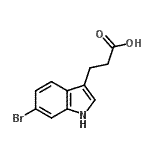 CAS#: 210569-69-0, 3-(6-Bromo-1H-Indol-3-Yl)Propanoic Acid