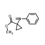 CAS 登录号：210576-41-3， 甲基1-苯胺基环丙烷羧酸酯