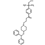 CAS#: 210686-41-2, 4-[4-(Diphenylmethoxy)-1-Piperidinyl]-1-[4-(1-Hydroxy-2-Methyl-2-Propanyl)Phenyl]-1-Butanone