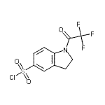 CAS 登录号：210691-38-6， 1-(三氟乙酰基)-5-吲哚啉磺酰基氯化物