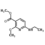 CAS#: 210697-22-6, Methyl 6-(Ethylamino)-2-Methoxynicotinate
