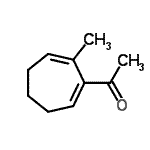 CAS 登录号：210752-18-4， 1-(7-甲基-1,6-环庚二烯-1-基)乙酮
