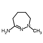 CAS#: 210889-90-0, 1-Methyl-4,5,6,7-Tetrahydro-1H-1,2-Diazepin-3-Amine