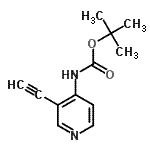 CAS#: 211029-69-5, 2-Methyl-2-Propanyl (3-Ethynyl-4-Pyridinyl)Carbamate