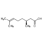CAS#: 2111-53-7, (3S)-3,7-Dimethyl-6-Octenoic Acid