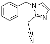 CAS 登录号：21125-22-4， (1-苄基-1H-咪唑-2-基)乙腈