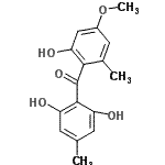 CAS#: 21147-33-1, (2,6-Dihydroxy-4-Methylphenyl)(2-Hydroxy-4-Methoxy-6-Methylphenyl)Methanone