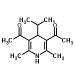 CAS#: 21170-62-7, 1,1'-(4-Isopropyl-2,6-Dimethyl-1,4-Dihydropyridine-3,5-Diyl)Diethanone