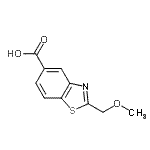 CAS#: 211915-66-1, 2-(Methoxymethyl)-1,3-Benzothiazole-5-Carboxylic Acid