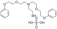 CAS 登录号：21220-80-4， 2-[二[2-(2-苯氧基乙氧基)乙基]氨基]乙硫醇硫酸酯