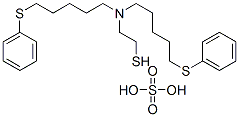 CAS 登录号：21220-81-5， 2-[二[5-(苯硫基)戊基]氨基]乙硫醇硫酸酯