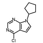 CAS 登录号：212268-44-5， 4-氯-7-环戊基-7H-吡咯并[2,3-d]嘧啶