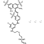 CAS#: 212652-59-0, Trisodium 3-Amino-4-[4-[[4-Fluoro-6-[2-(2-Vinylsulfonylethoxy)Ethylamino]-1,3,5-Triazin-2-Yl]Amino]-2-Sulfonato-Phenyl]Azo-5-Hydroxy-Naphthalene-2,7-Disulfonate