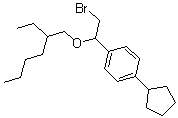 CAS#: 21270-12-2, [alpha-(Bromomethyl)-4-Cyclopentylbenzyl](2-Ethylhexyl) Ether
