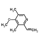 CAS#: 212778-97-7, 4-Methoxy-3,5-Dimethyl-2-Vinylpyridine