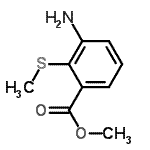 CAS 登录号：213176-56-8， 甲基3-氨基-2-(甲硫基)苯甲酸酯