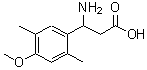 CAS 登录号：213192-55-3， 3-氨基-3-(4-甲氧基-2,5-二甲基苯基)丙酸