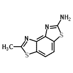 CAS#: 21325-17-7, 7-Methyl[1,3]Thiazolo[4,5-e][1,3]Benzothiazol-2-Amine