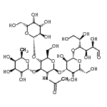 CAS 登录号：213250-53-4， 6-脱氧-alpha-D-塔罗吡喃糖基-(1->3)-[alpha-L-塔罗吡喃糖基-(1->4)]-2-乙酰氨基-2-脱氧-beta-D-塔罗吡喃糖基-(1->3)-alpha-L-艾杜吡喃糖基-(1->4)-L-阿拉伯糖-己糖