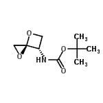 CAS#: 213339-05-0, 2-Methyl-2-Propanyl (3R,6S)-1,4-Dioxaspiro[2.3]Hex-6-Ylcarbamate